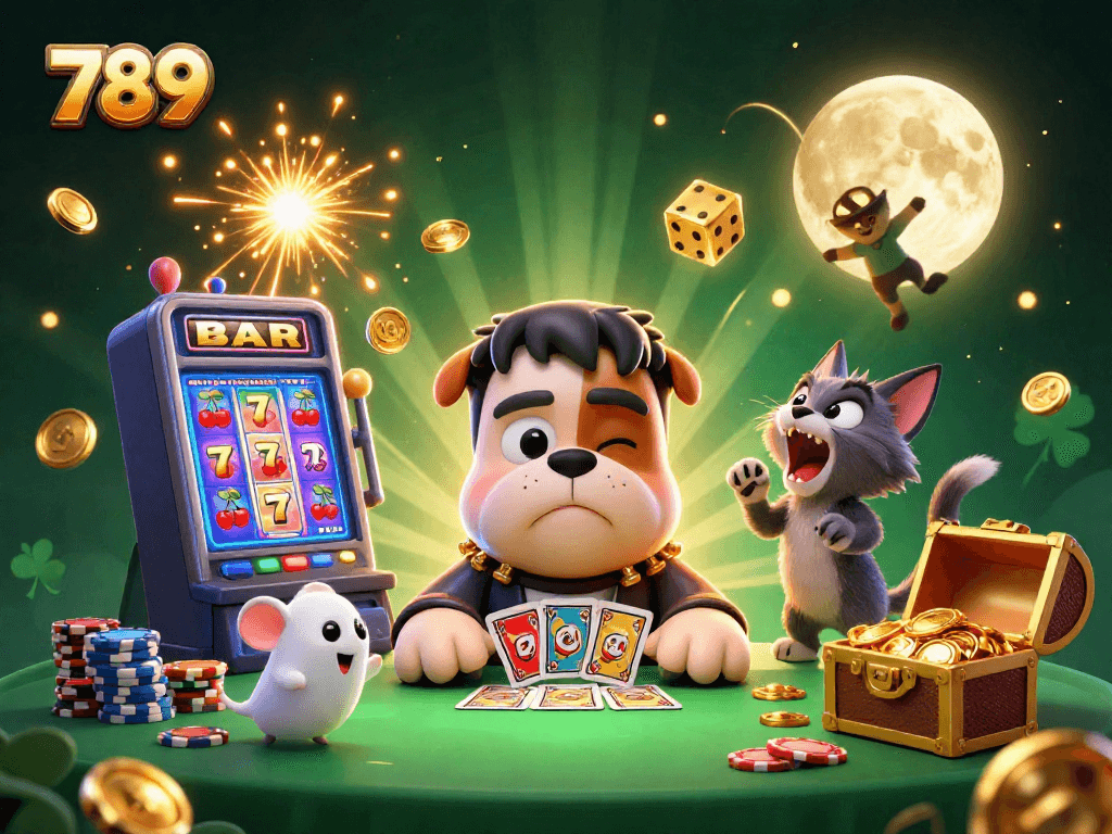 Experience thrilling 789 gameplay with a vibrant casino scene showcasing unique elements.