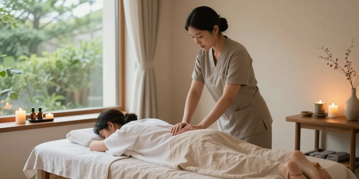 Experience the soothing atmosphere of 영종도출장마사지 in a serene spa setting.